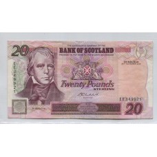 ESCOCIA 2003 BILLETE DE 20 LIBRAS